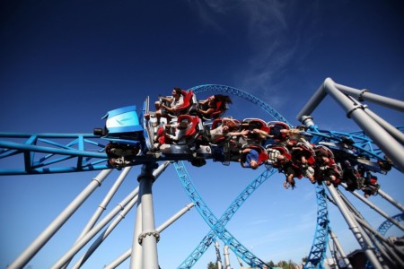 Achterbahn Bluefire im Europa Park