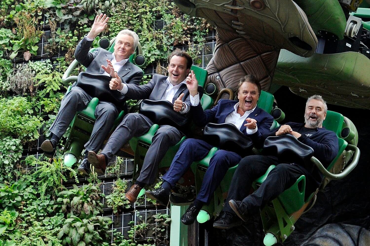 Luc Besson und Familie Mack feiern die neue Familienattraktion „ARTHUR - Im Königreich der Minimoys“