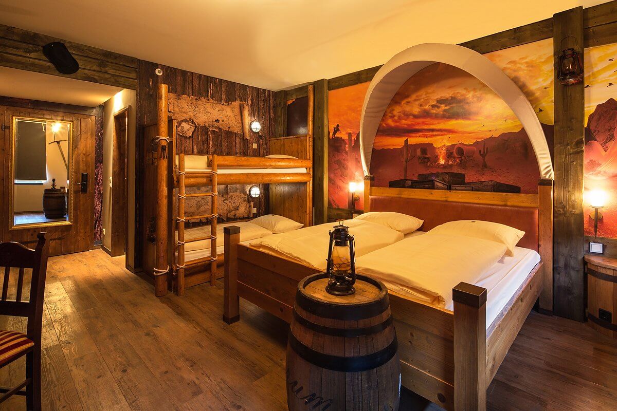 Westernzimmer Premium im Heide Park Resort Abenteuerhotel