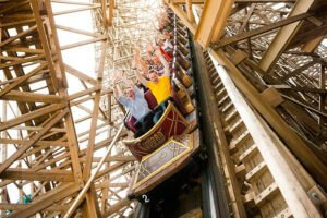 Die Holzachterbahn Wodan im Europa-Park