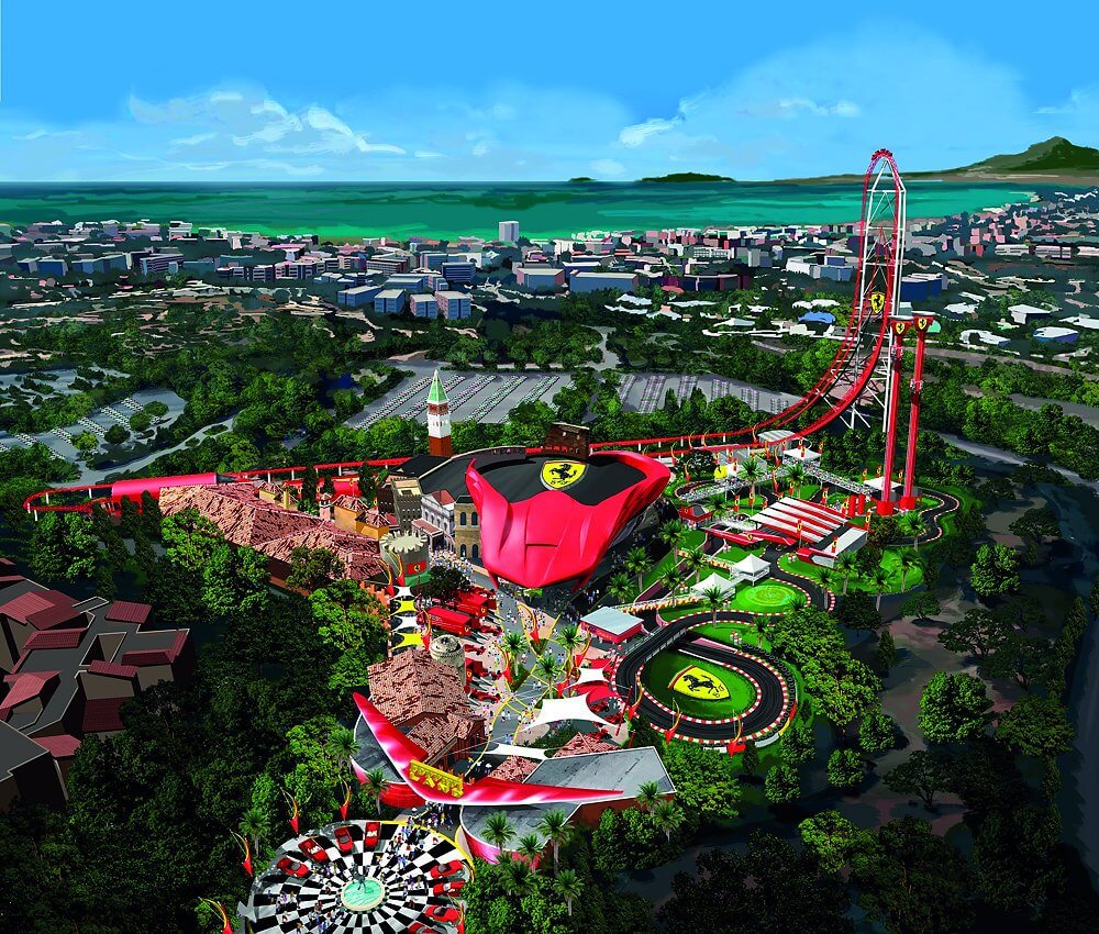 „Ferrari drives PortAventura“ – Europas erstes Ferrari Land eröffnet 2017