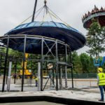 Baustelle Symbolica im Freizeitpark Efteling bekommt eine Kuppel