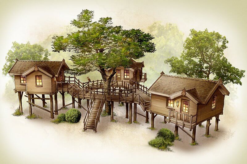 Ferienpark Efteling Loonsche Land - Themenzimmer Baumkrone