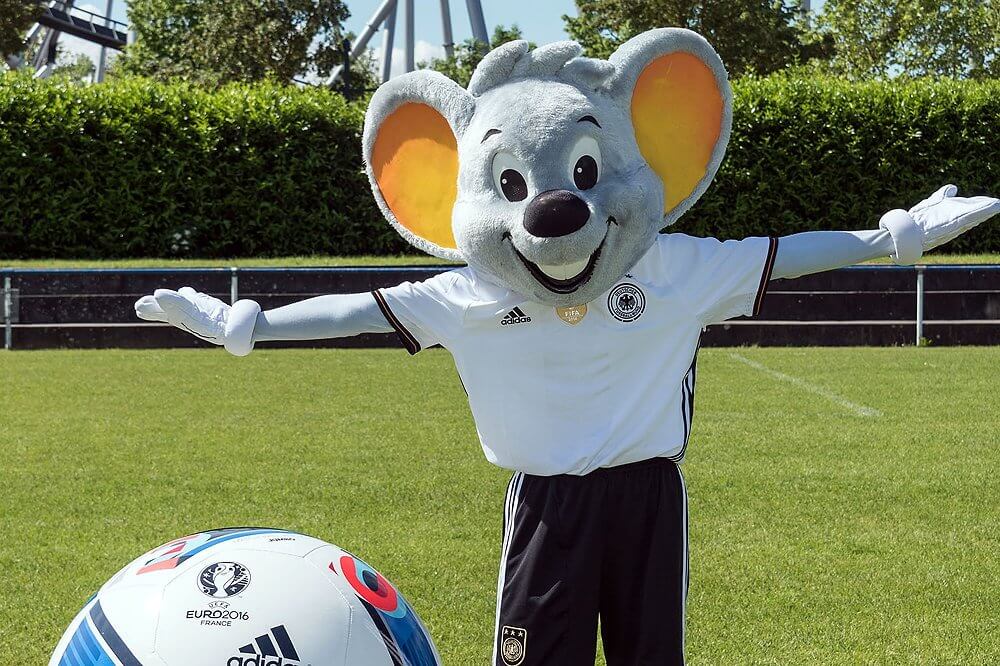 Ed Euromaus ist im Fußball-Fieber