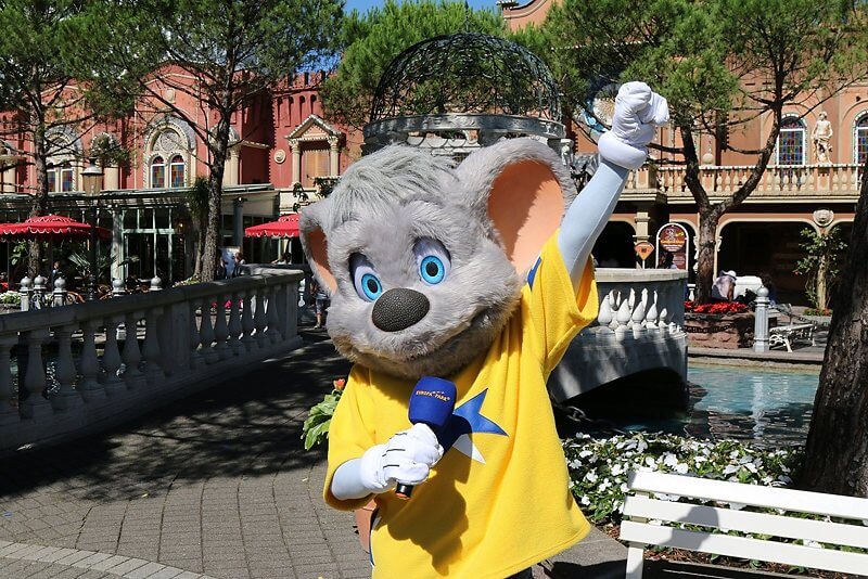 Die Euromaus moderiert das "Europa-Park Radio"