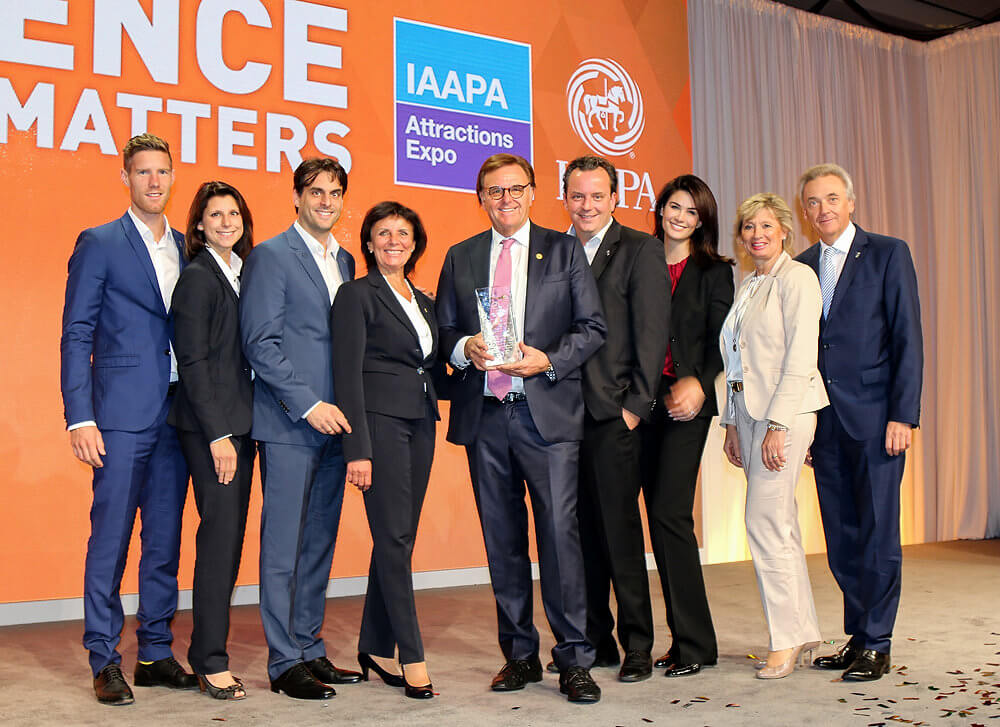 Europa-Park Inhaber Roland Mack in der "Hall of Fame"