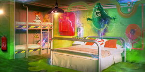 Ghostbusters-Zimmer im Heide Park Abenteuerhotel