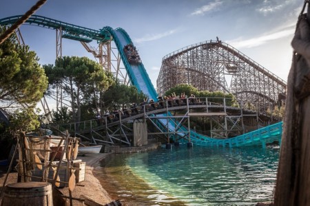 Die Achterbahnen Wodan und Atlantica SuperSplash im Europa-Park