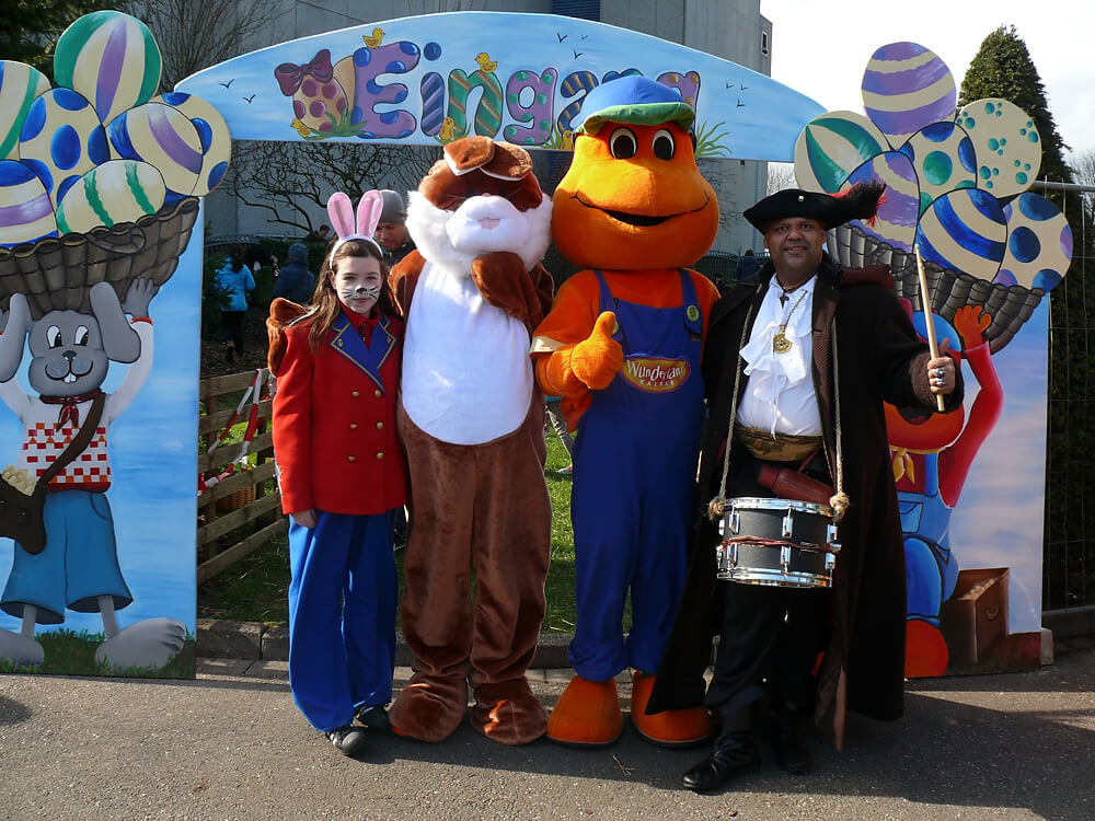 Ostereiersuche in Kernie's Familienpark