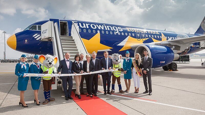 Der Eurowings Europa-Park Airbus A320