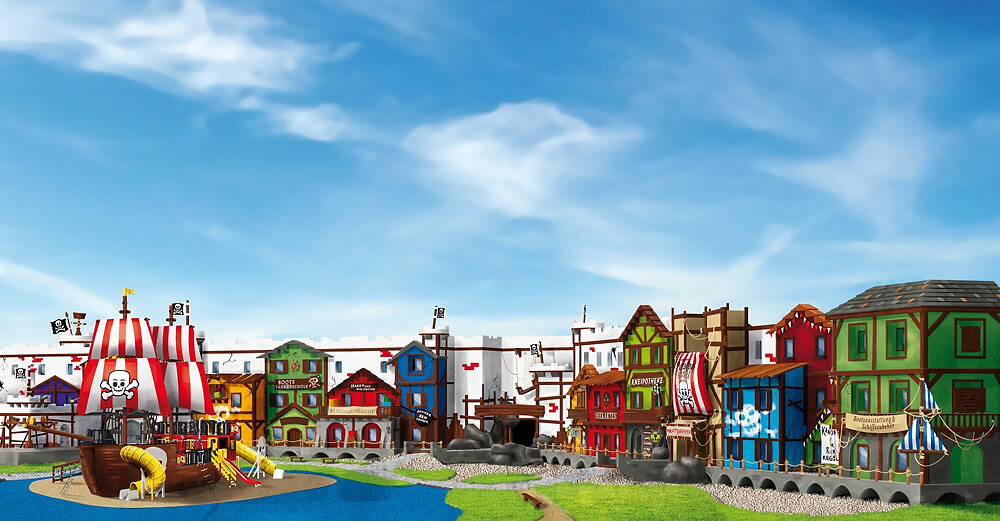 Legoland Deutschland - Pirateninsel Hotel Fassade