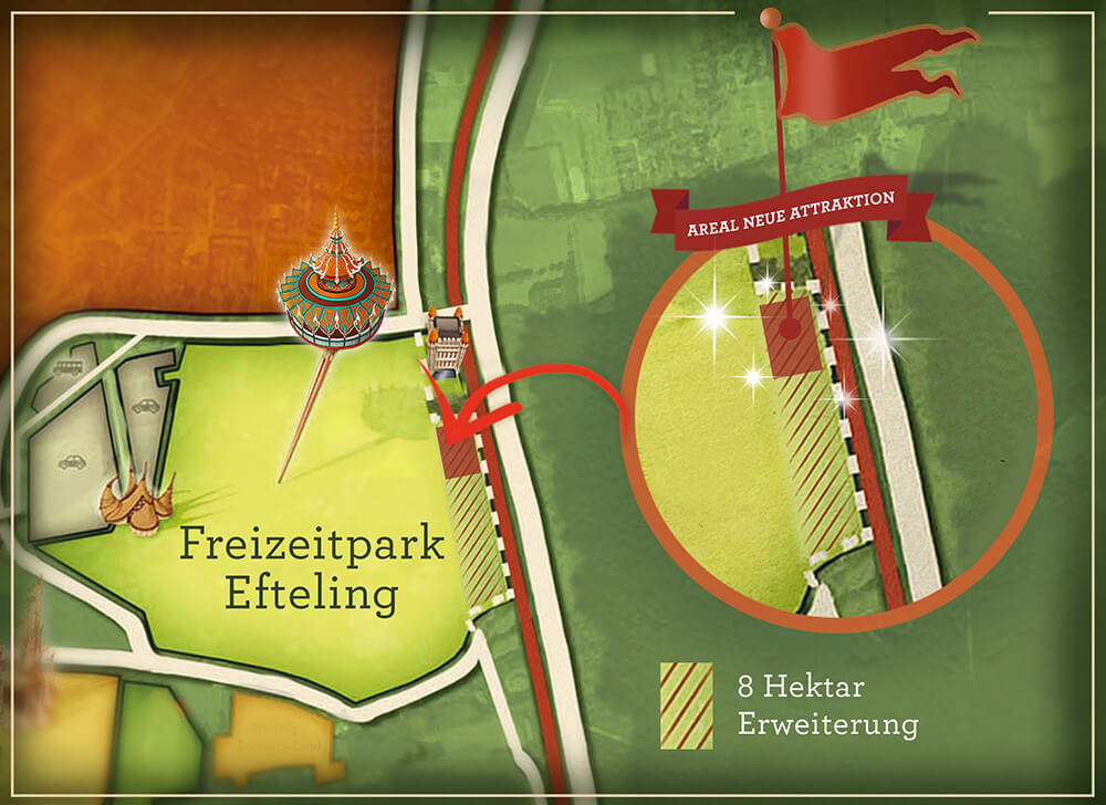 Efteling Erweiterung und neue Attraktion im Jahr 2020