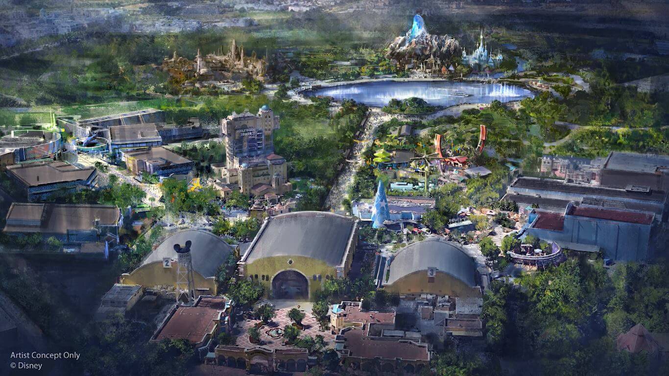 Disneyland Paris - Walt Disney Studios Park - Erweiterung - Überblick