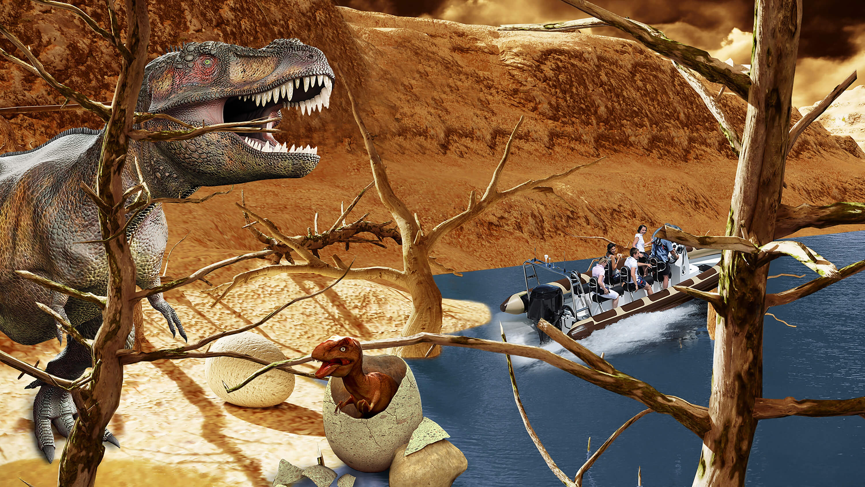 Jurassic- und Splash-Safari im Serengeti-Park Hodenhagen