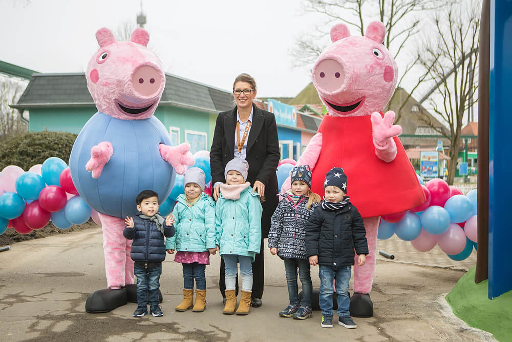 Eröffnung Peppa Pig Land mit Geschäftsführerin Sabrina de Carvalho