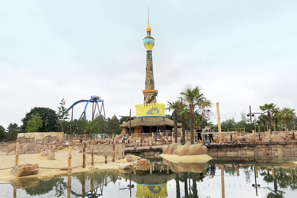 Eingangsbereich Port Laguna im Freizeitpark Toverland