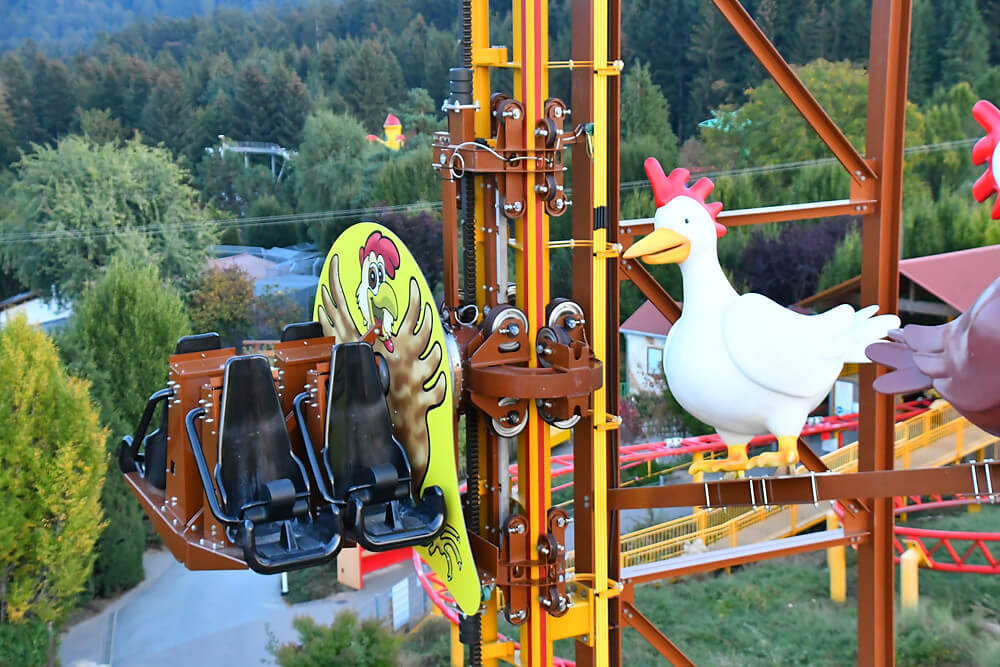 Achterbahn Wilde Hilde im Schwaben Park