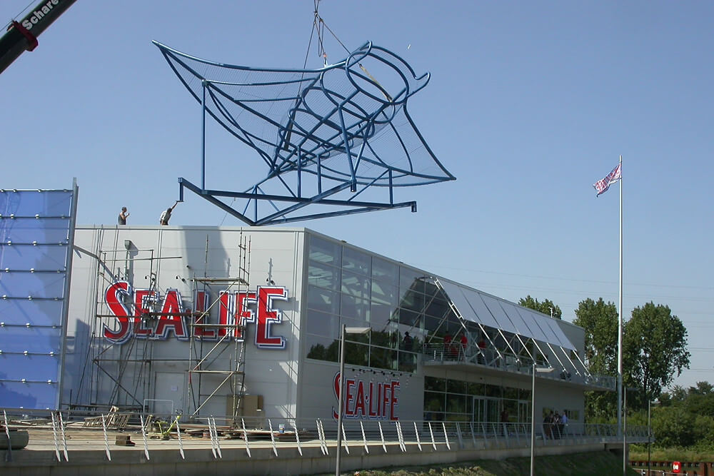 SEA LIFE Oberhausen - Startschuss des Baus in 2004