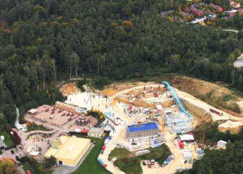 Legoland Deutschland Baustelle Mythica (Foto: Ulrich Wagner)