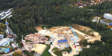 Legoland Deutschland Baustelle Mythica (Foto: Ulrich Wagner)